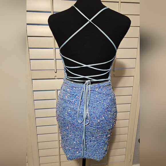 Sparkly Formal Dress sz XS - Picture 3 of 4